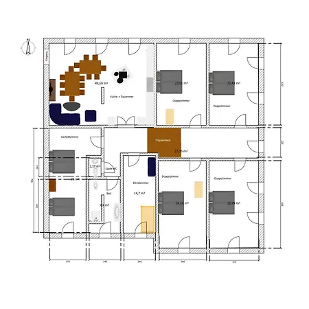 Prázdninový dům Gutshaus Michelshof - Viel Platz In Der *